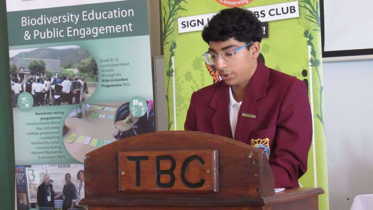 Big Bio Diversity Challenge Contestant: Yameen Jeebhay.