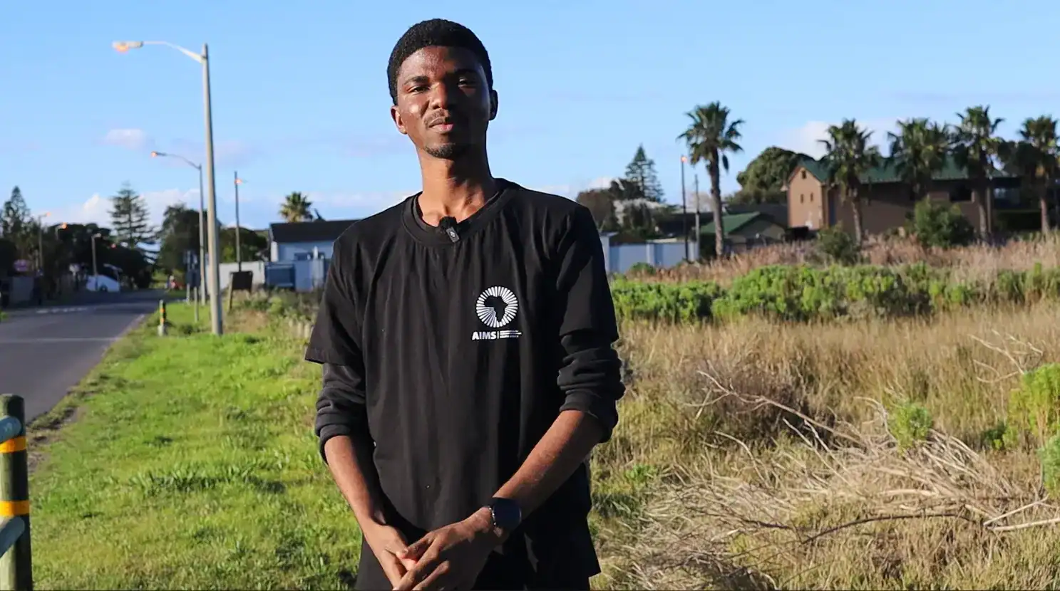 Student Joshua Salako from AIMS South Africa